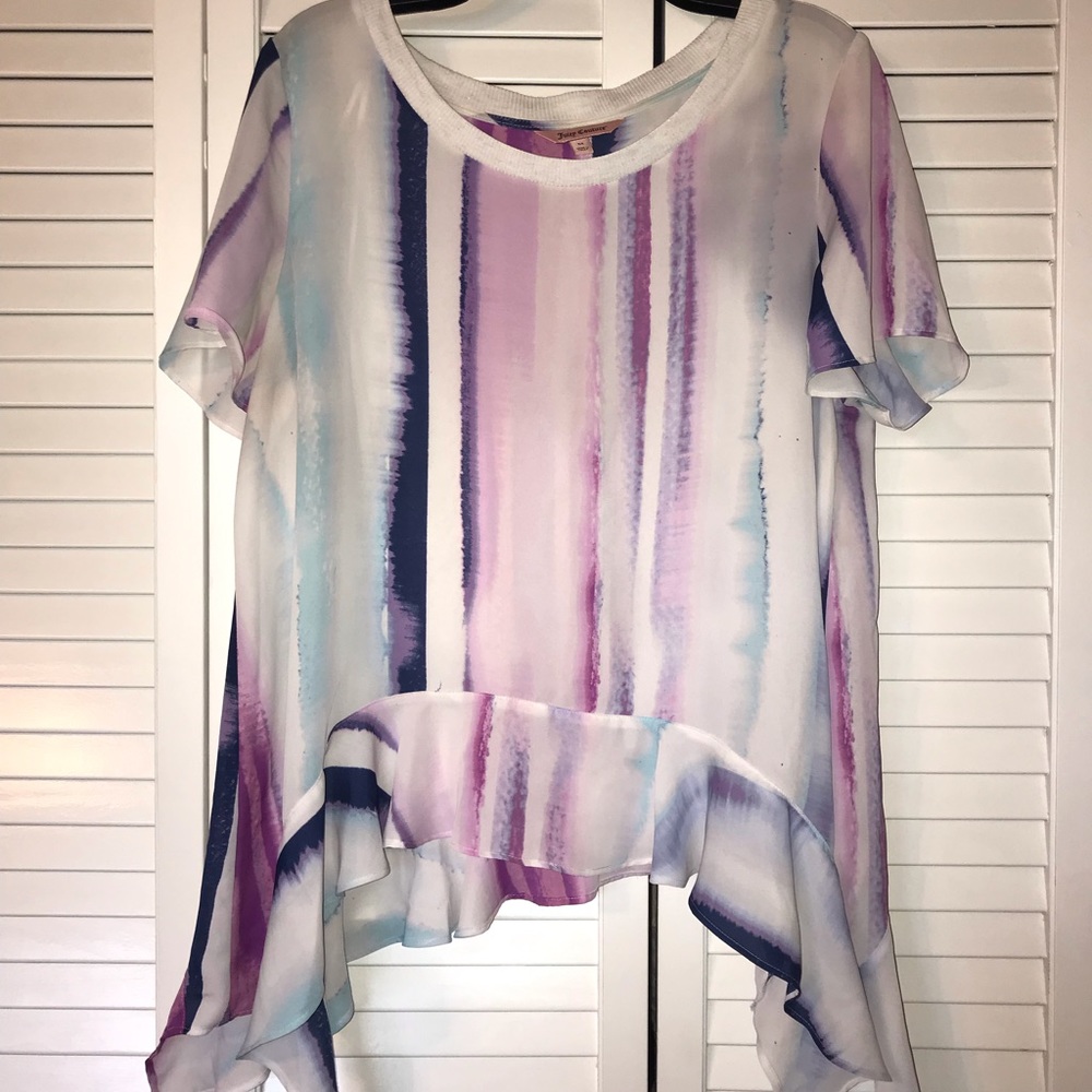 Juicy Couture ruffle blouse